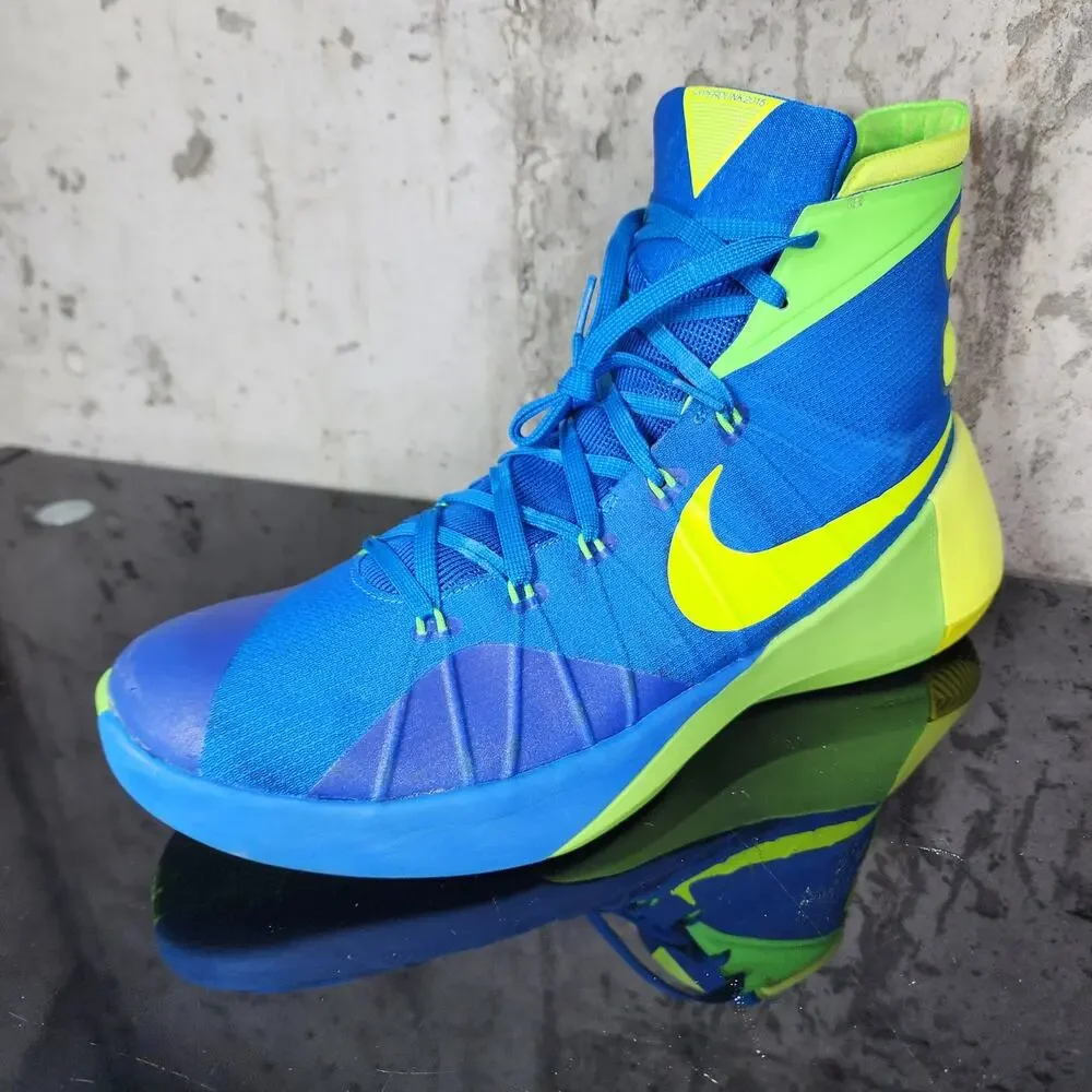 MSRP $140 Nike Hyperdunk 2015 Sprite Soar Volt Green Size 14 Men’s - Picture 2 of 7
